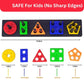EITHEO Geometric Angle Blocks 26-Piece Montessori Sorting & Stacking Educational Toy for Toddlers