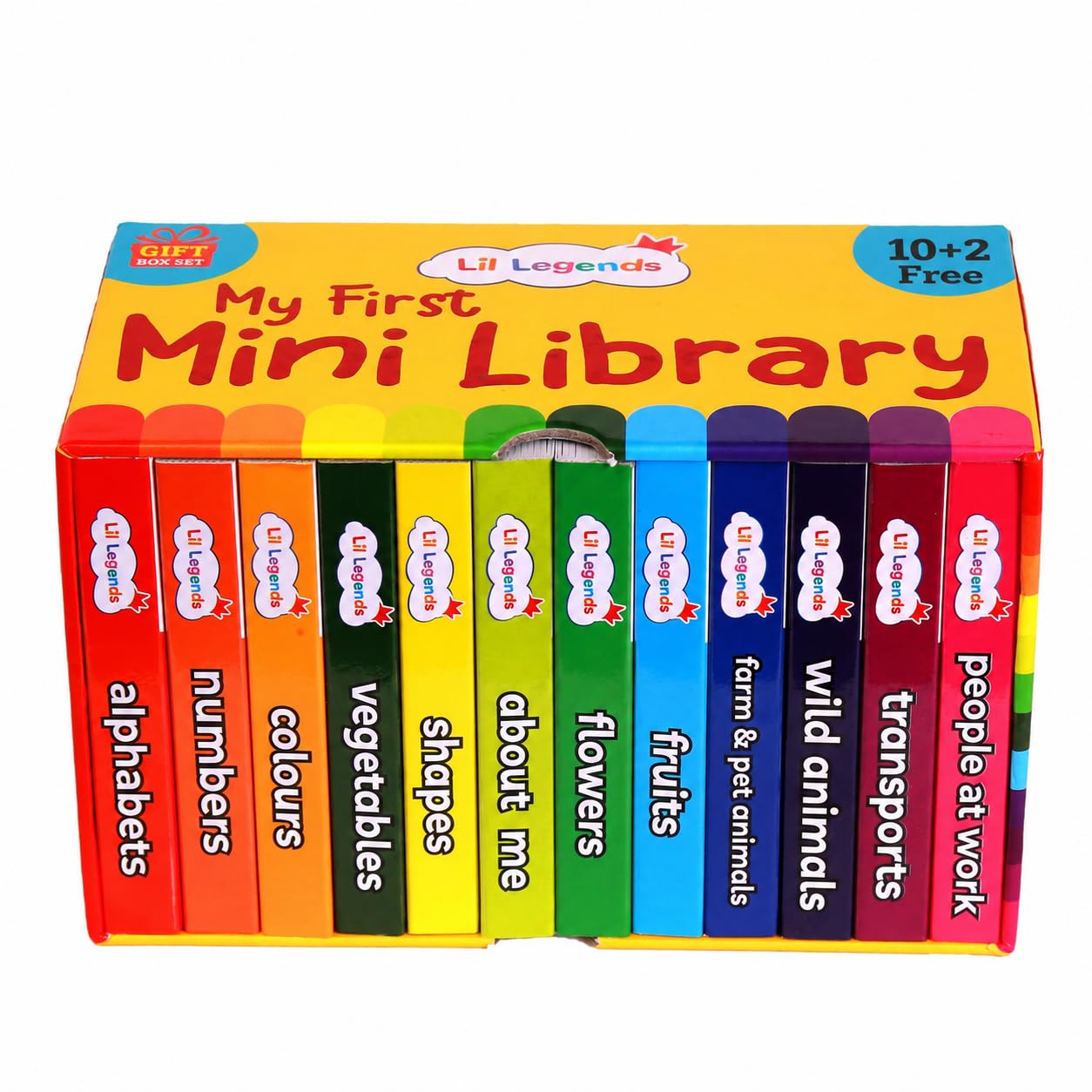 Early learning board books for kids, Oswaal Lil Legends Mini Library Vol 1